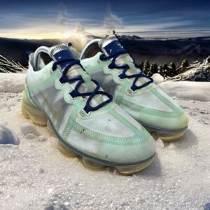 Women's Nike Air VaporMax 2019 Teal Tint Navy Accents AR6632-300 Size‎ 9